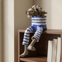 Lower Body Planter Creative Design Legs Planter Unique Gift Female Body Pot for Desk