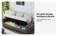 Multi-Functional transformable Storage Sofa Modern and design Living Room Furniture Space-Saving Design Couch Easy Assembly for Apartment Dwellers, residents, Families, Small areas, Office, Home Theater