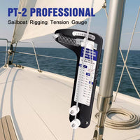 帆船索具张力计PT-2适用于 3/16、7/32 和1/4 英寸钢缆量程2000磅