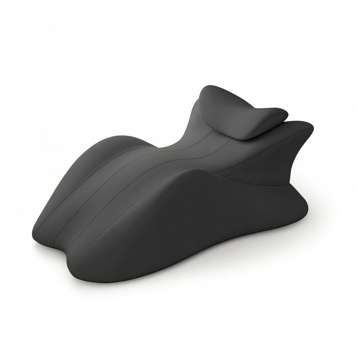 Contoured Prone-Sleep Pillow with Cushion Ergonomic Stomach Sleeper Pillow Supportive Headrest Soft for Bed