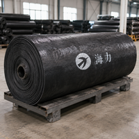 50m Black HDPE Tarpaulin, Anti-Infiltration PEHD Geomembrane Waterproofing Membrane for Outdoor Ponds, Pools and Water Tanks, UV Resistant
