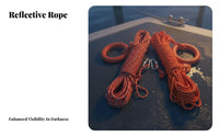 High Buoyancy Floating Lifesaving Rope Reflective Water Rescue Throw Line Wear-Resistant for Swimmers, Boaters, Boating, Lakes, Flood Relief