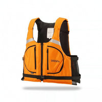 High-Visibility Buoyancy Life Vest Reflective Life Jacket with Whistle Breathable Buoyancy Aid Jacket with Straps Long-Lasting for Paddleboarding