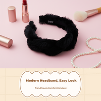 Soft Braided Headband, Plush, Stylish, Everyday Use, Party
