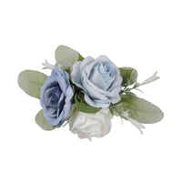 Floral Cake Topper Compact Rose Bouquet Reusable for Table Centerpiece, Bakers