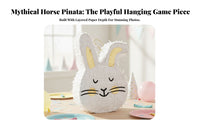 Birthday Candy Container with Hanging | Easy to Fill, Layered Fringed Paper, Hanging candy container
