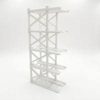 1:64 Scale Parking Rack with Five Tiers Freestanding Model Car Display Rack Multi-Layer Diecast Car Display Stand Space-Saving for Collectors, Hobbyists, Desk, Shelf, Miniature Garage