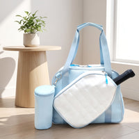 Waterproof Racket Sports Bag with Ball Pouch Padded Badminton Bag Multipurpose Large Capacity