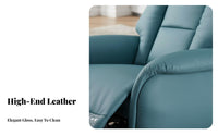 Electric Recliner Modern Minimalist Design Powered Armchair with Footrest Power Recline Plush Cushioning for perusing corner