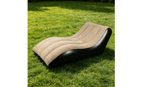 Inflatable Reclining Lounge Chair Relaxing Lazy Sofa Soft Lounging Couch for Patio