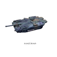 103C Armored Vehicle 103C Tank Model Realistic Design 1:144 Tank Model Detailed Craftsmanship Decor for Shelf, Desk, Cabinet