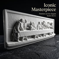 Last Supper Plaster Relief Sculpture, 45cm
