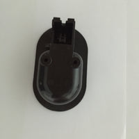 ABS Plastic Round Electroplated Black Handle for Office Furniture