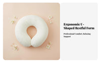 Removable Cover U-Shaped Face Cradle Washable Massage Table Face Pillow Reusable for Beauty Salon, Spa, Home