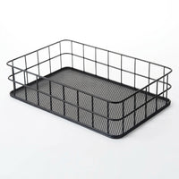 Desk Accessories Wire Mesh Pen Holder for Office Organization, Metal Storage Basket for Students and Stationery