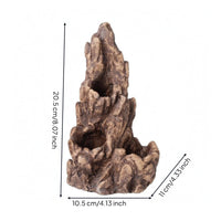 Reptile Rock Hide Cave Hollow Openings Stone Shelter Ornament Natural Look
