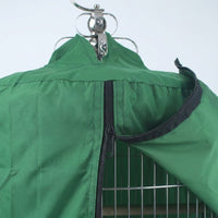 Round Bird Cage Cover, Nylon Blackout Birdcage Cover and Bird Cage Drape, Light-Blocking Parrot Cage Cover for Birds, L-Large Size Budgie Cover