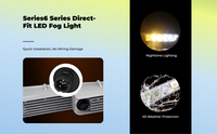 Bright LED fog light, waterproof