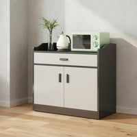 Modern Sideboard Cabinet Italian Design Dining Room Storage Cabinet Multi-Functional Kitchen Buffet Server for Homeowners, Families, Home Bar, Hallway