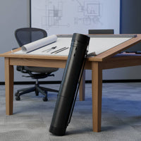 Telescoping Telescopic Drawing Tube Rigid Extendable Poster Tube Portable Document Cylinder Sturdy for Commuting, Studio Storage
