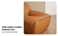 Retro and and design Segmented segmented Sofa Armless Upholstered emphasis Chair Lowlow-height Armchair firm density Foam Cushioning for Apartment Dwellers, Interior Design aficionados, Living Room, Small areas, Lounge Area, study corner