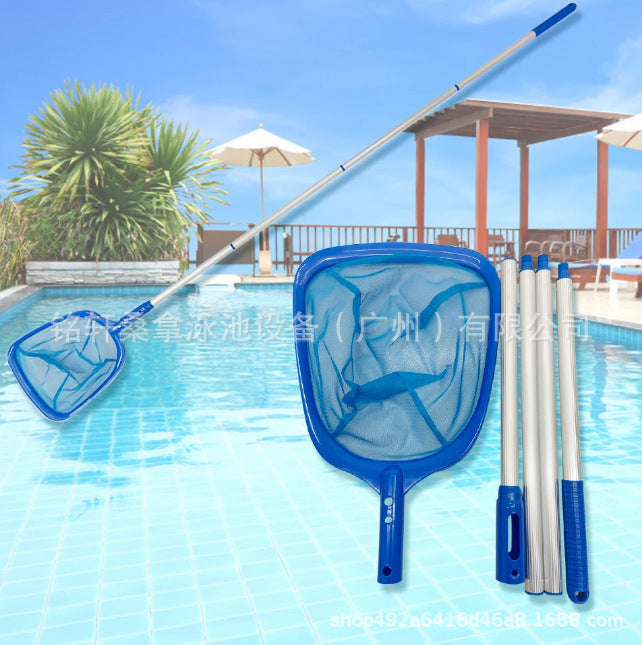 Pool Leaf Net with 4-Section Threaded Pole, 76-Inch Length