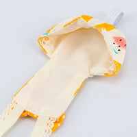 Parrot Nappy Bird Diaper with Fruit Pattern, Paper Bird Nappy and Bird Waste Bag, Adjustable Bird Hygiene for Parakeet Cockatiel and Budgies