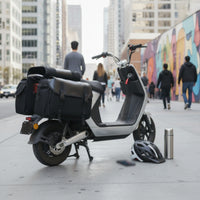 Structured Double Side Pannier Long-Lasting Double Pannier Bag Easy to Install Panniers Portable for Daily Commuting, Errands