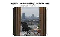 Foldable Moon Chair Compact Collapsible Frame Chair Lightweight