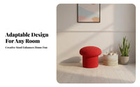 Toadstool Stool Cozy Aesthetic Toadstool Pouf Soft Hint for Children, Homeowners