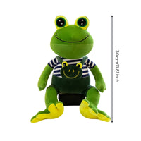 Stuffed Frog Doll Soft Material Frog Stuffed Doll Plaything Cute Collectible