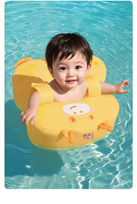 Inflatable Baby Swim Ring with Underarm Support, Cartoon Design, Eco-Friendly PVC