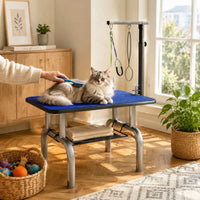Dog Grooming Table with Restraints Stable Pet Grooming Table with Restraints Heavy Duty