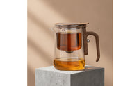 Glass Teapot with Infuser Clear Glass Teapot   Vessel for Simplicity Lovers