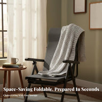 Reclining Chair with Footrest Ergonomic Design for Remote Workers