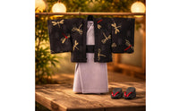 Doll Kimono Outfit Light Inner Layer Doll in Kimono Attire Outfit Detachable Geta Sandal Set