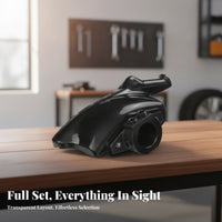 Black Metal Duckhead Replacement Part Mounting Collar Duckhead Tire Changer Head Glossy Manual Tire Changer Head Threaded