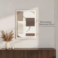 Nordic Abstract Geometric Wall Art for Living Room Decor