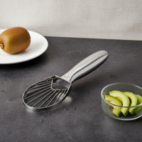 Fruit Slicer Dishwasher Stainless Steel Fruit Cutter Even Slices Mango Slicer Paring Implement for Home Bar