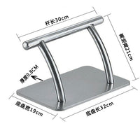 QLD Stainless Steel Footrest for Beauty Salon Chair, Movable, Chrome Plated