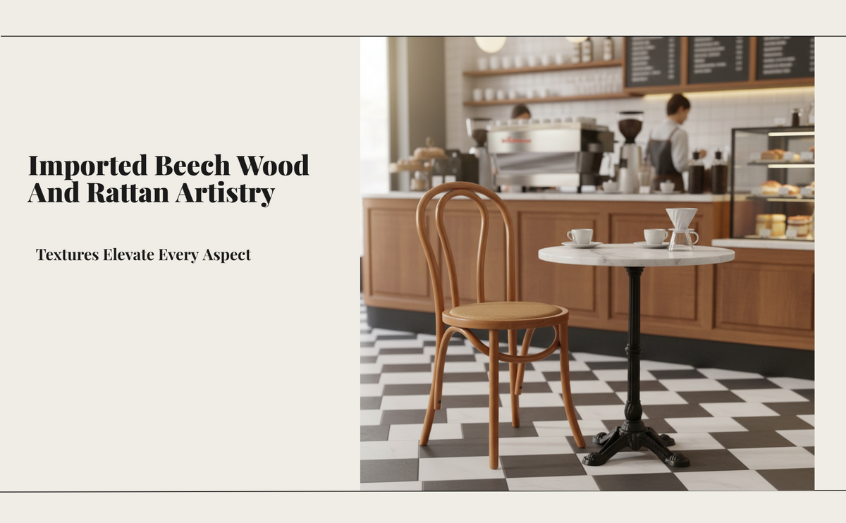 Wooden Chair, Modern, Curved Backrest, Dining Room, Study