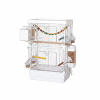 Acrylic Bird Enclosure Pull-out Tray Pet Enclosure Easy to Clean
