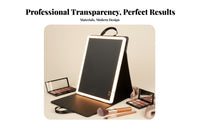 Portable Lighted Vanity Case 3 Color Lighting Modes Travel Accessory for Bedroom