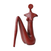 Human Figure Sculpture Decorative Human Sculpture Textured for Bookshelf