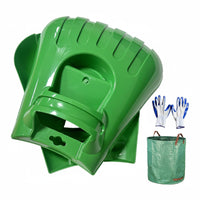 2 Pieces Handheld Leaf Collectors Heavy Duty Hand Leaf Rakes Easy Cleanup Yard Grabbers for Garden
