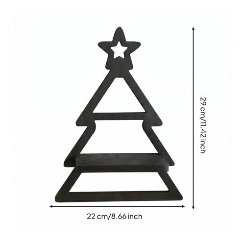 Wooden Christmas Shelf Decorative Home Decor Minimalist for Holiday Display