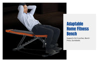 Sit Up Bench, Multifunctional Dumbbell Bench, Foldable Fitness Chair, Abdominal Exercise Equipment, Adjustable Weight Bench