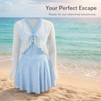 One-Piece Swimsuit for Plus Size Women with Padded Chest Support, Long Sleeve One Piece for Water Sports and Sun Protection