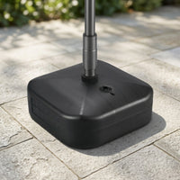 Stable Water Filled Umbrella Base Sturdy Patio Umbrella Base with Handle Long-Lasting Space-Saving for Backyard