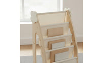 Kids Bookshelf Cabinet Wood Wooden Kids Bookshelf Book Display Organizer Young Child Bookcase for Little Ones, Playroom